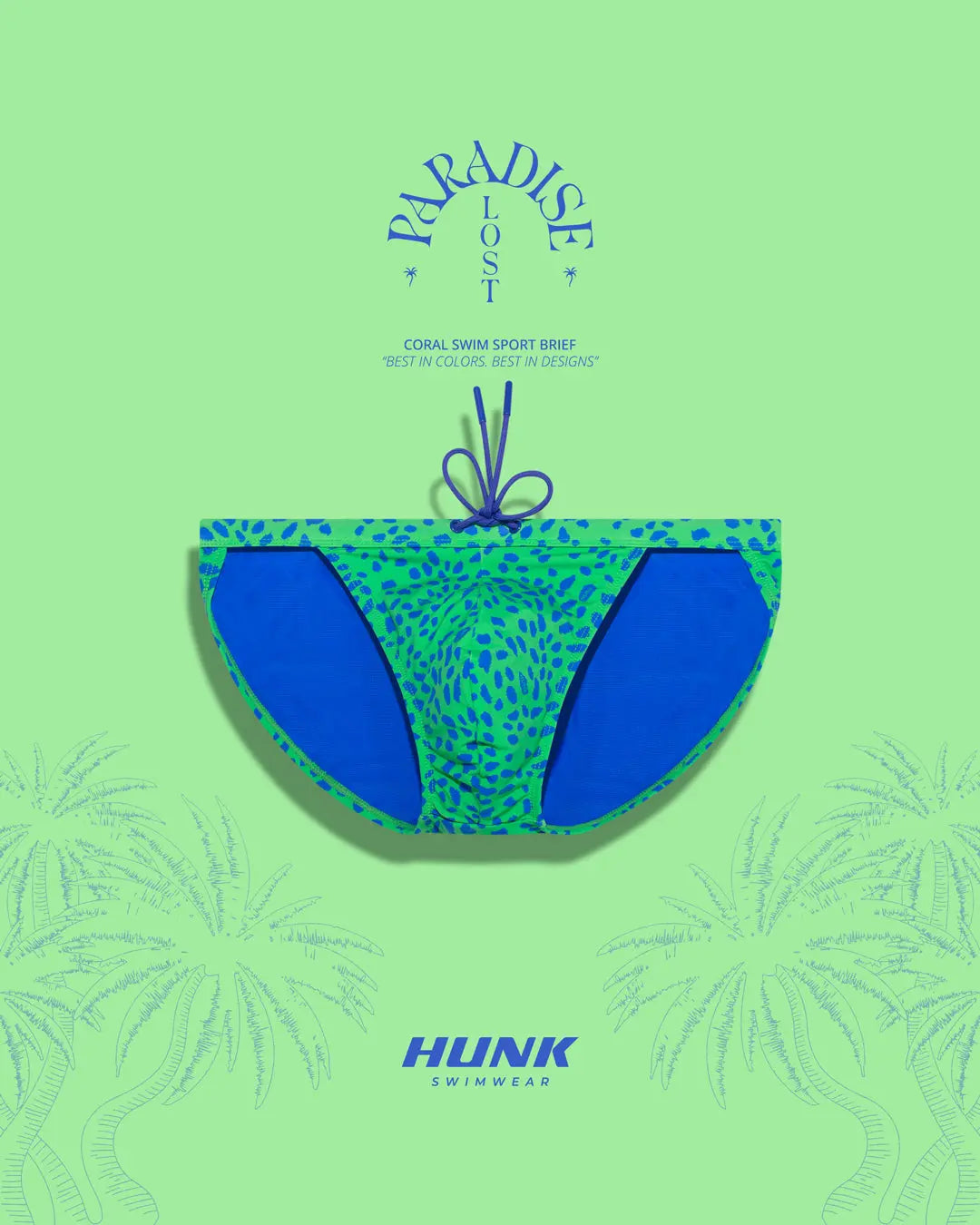 Coral Swim Sport Brief - HUNK Menswear