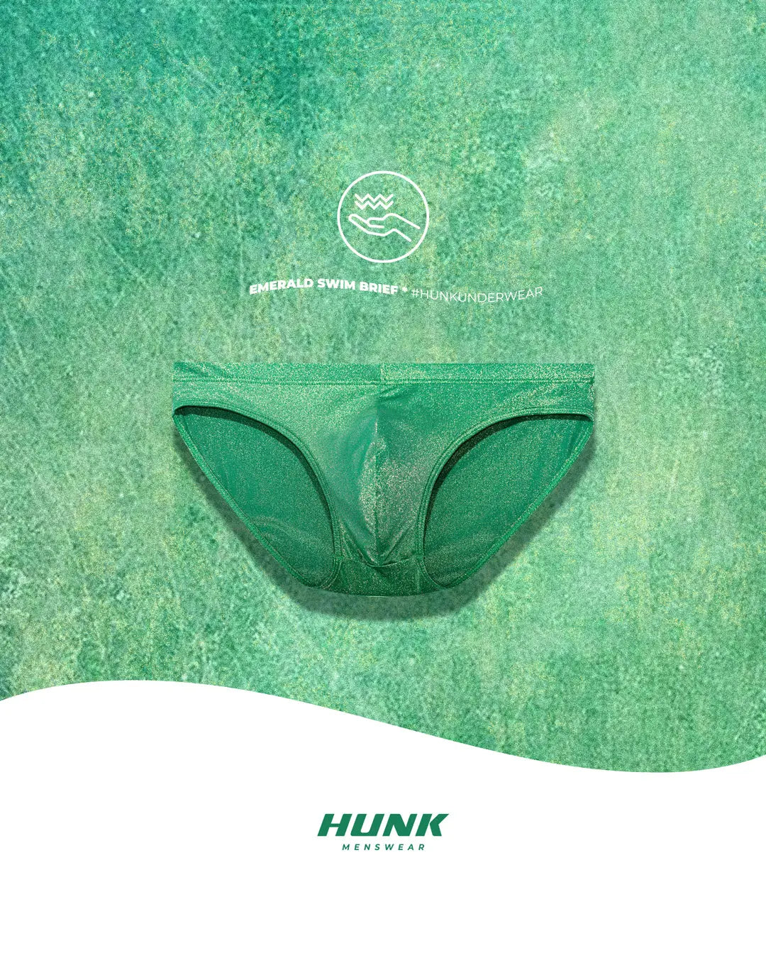 Emerald Swim Brief - HUNK Menswear