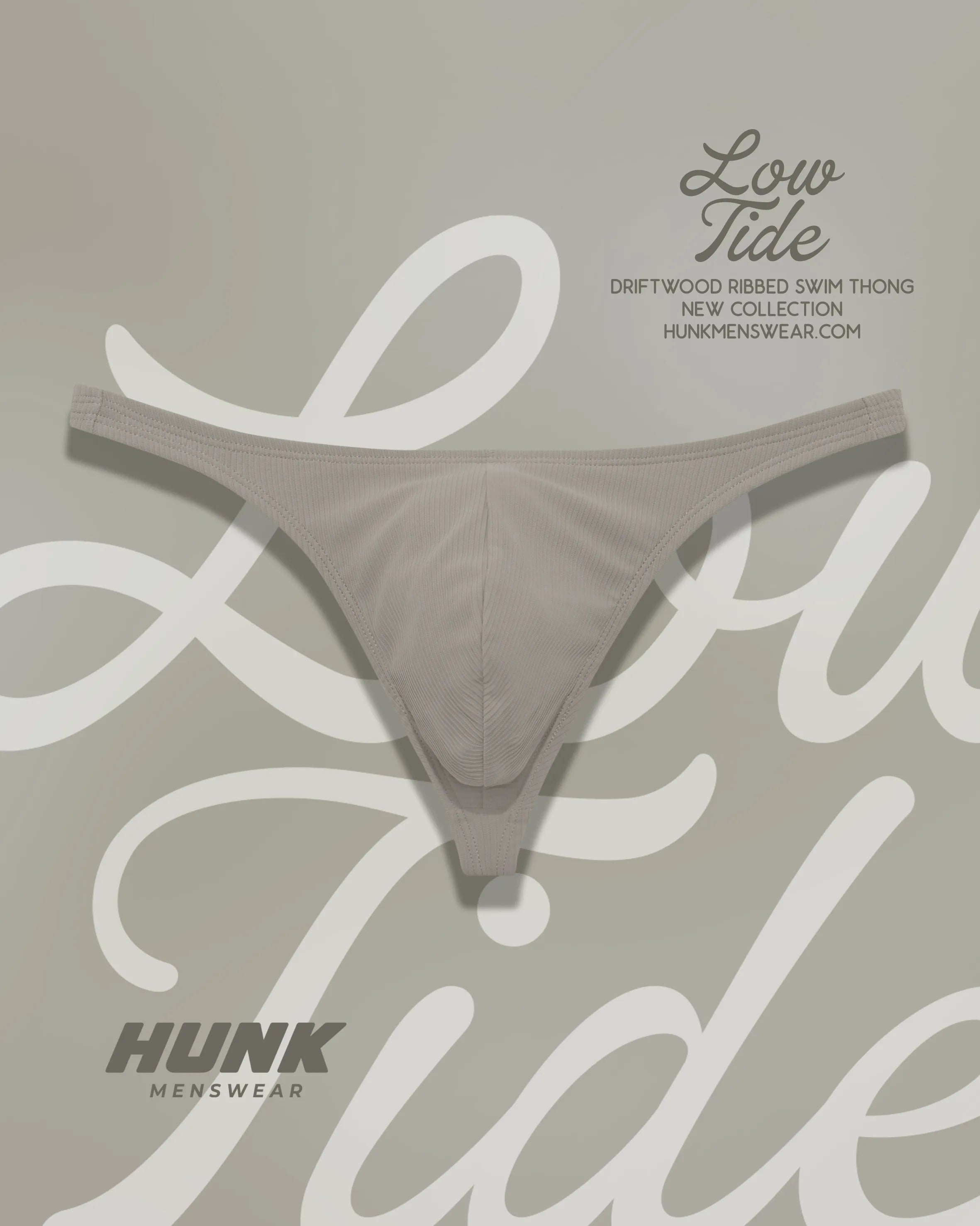 Driftwood Ribbed Swim Thong