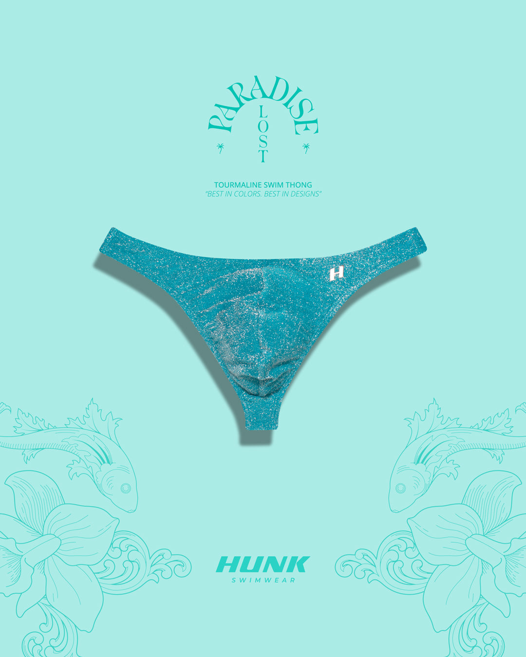 Tourmaline Swim Thong - HUNK Menswear